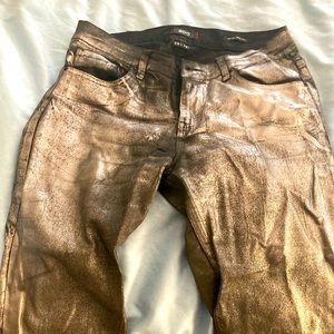 Awesome metallic jeans